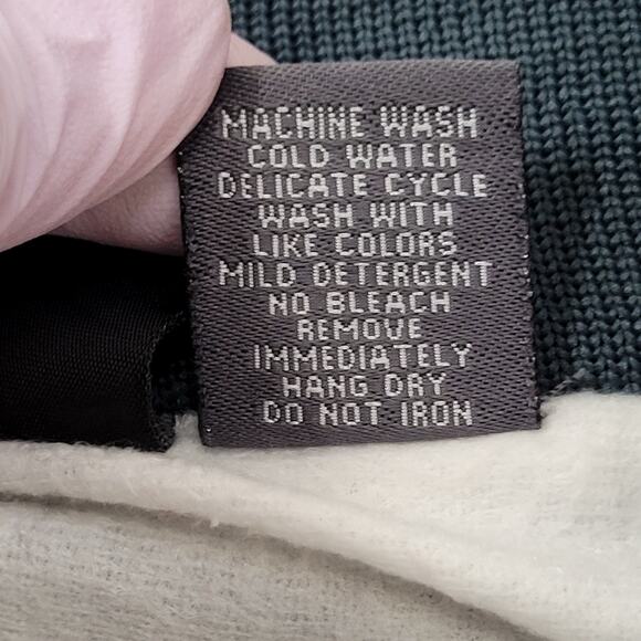 Vintage Y2K US-Navy Satin Bomber Jacket XL 26x27 Boxy NAVY Chief - Picture 9 of 16